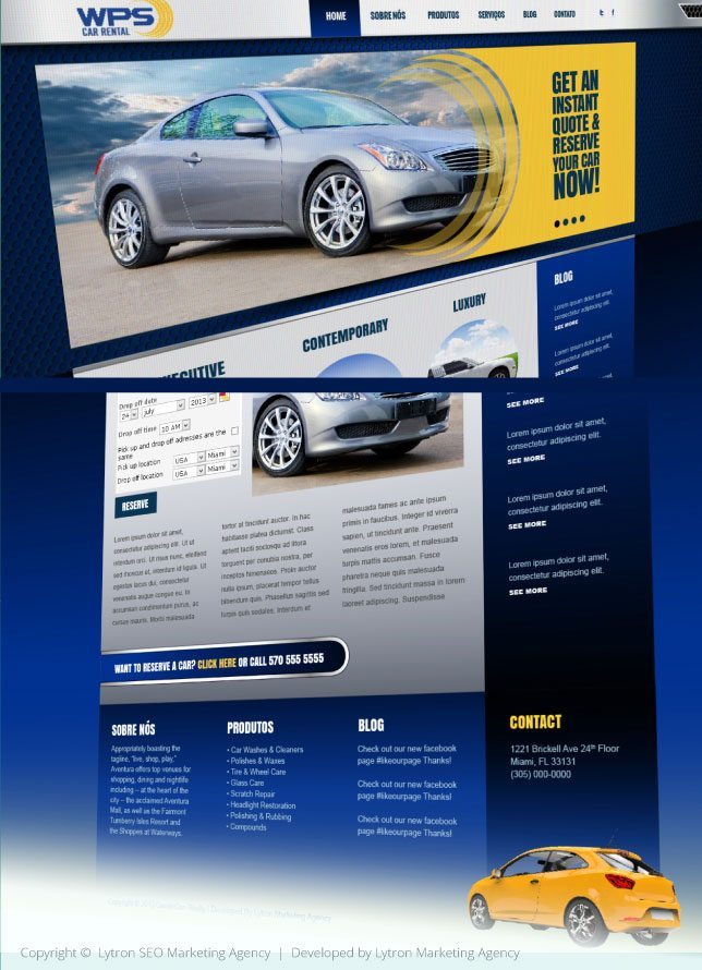 Car Rental Website