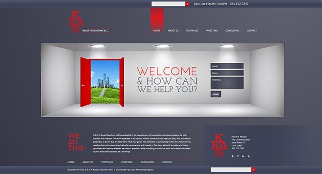 Real Estate Company Website Design