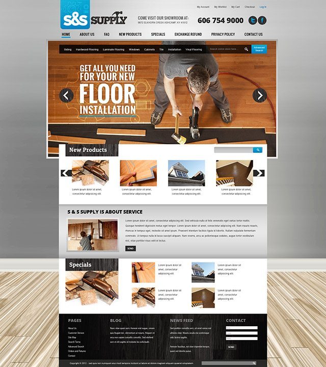 Home Renovation Website Design