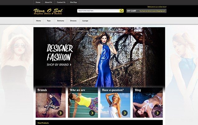 Fitness & Fashion Apparel E-Commerce Site Design – California