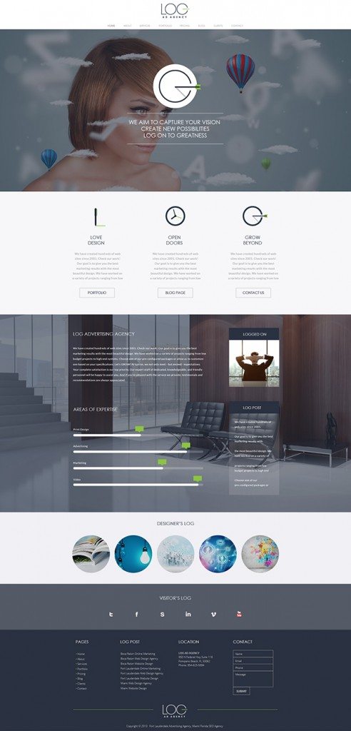 Log Ad Agency Web Design & Video