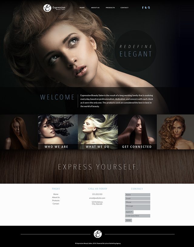 Beauty Salon Website Design & Video
