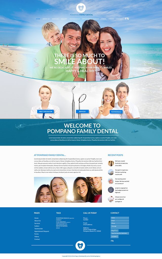 Dentist Website Design & Video