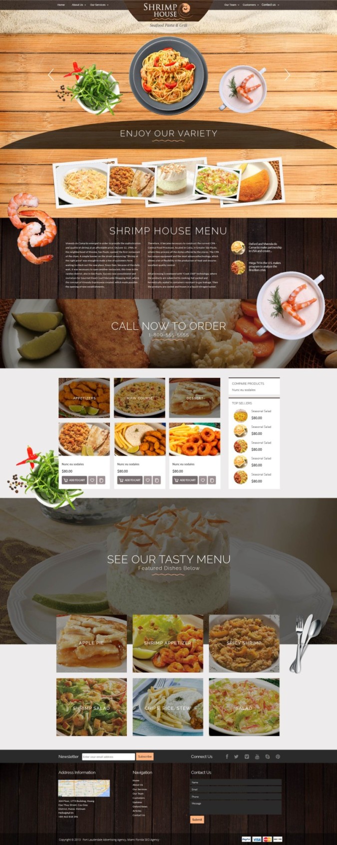 Restaurant Website Design 