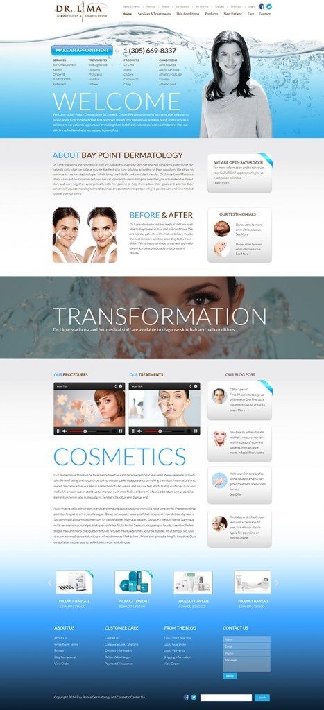 Dermatology Website Design & Video