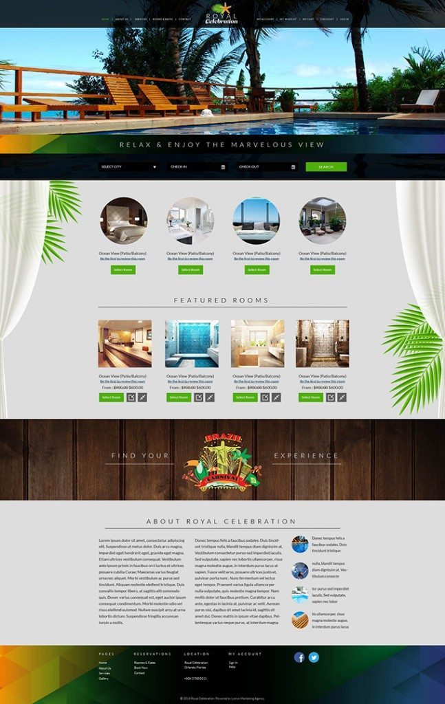 Florida Hotel Website Design & Video