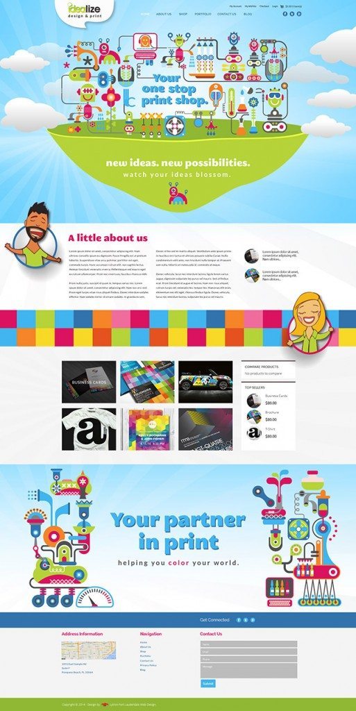 Print Agency Website Design